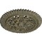 Ekena Millwork York Ceiling Medallion (Fits Canopies up to 3 5/8"), 21 5/8"OD x 2 1/2"P, Witch Hazel Crackle CM21YOWHC - alternate 2